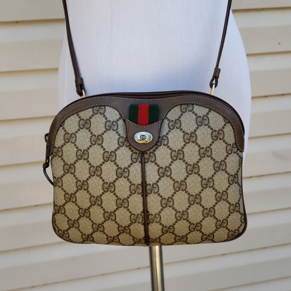 Gucci GG Web Supreme Ophidia Crossbody Bag